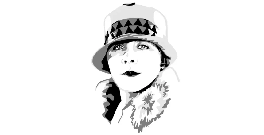 Black and white portrait of screnenwriter Sonya Levien by Kate Westworth